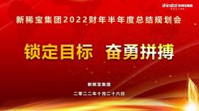 攻堅三季度，沖刺下半年——新稀寶集團(tuán)半年度工作推進(jìn)會順利召開!